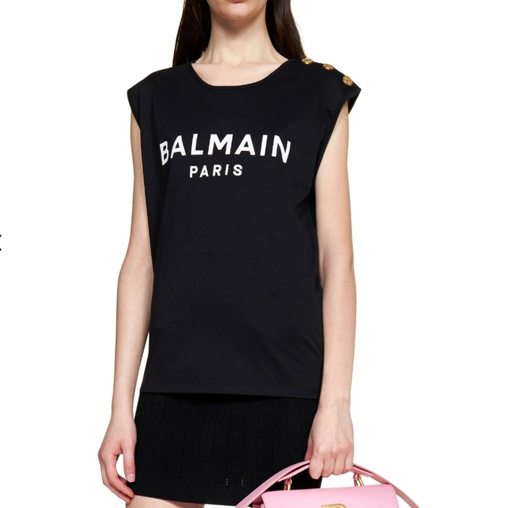 NWT Balmain Black Women's Authentic Top Size MEDIUM